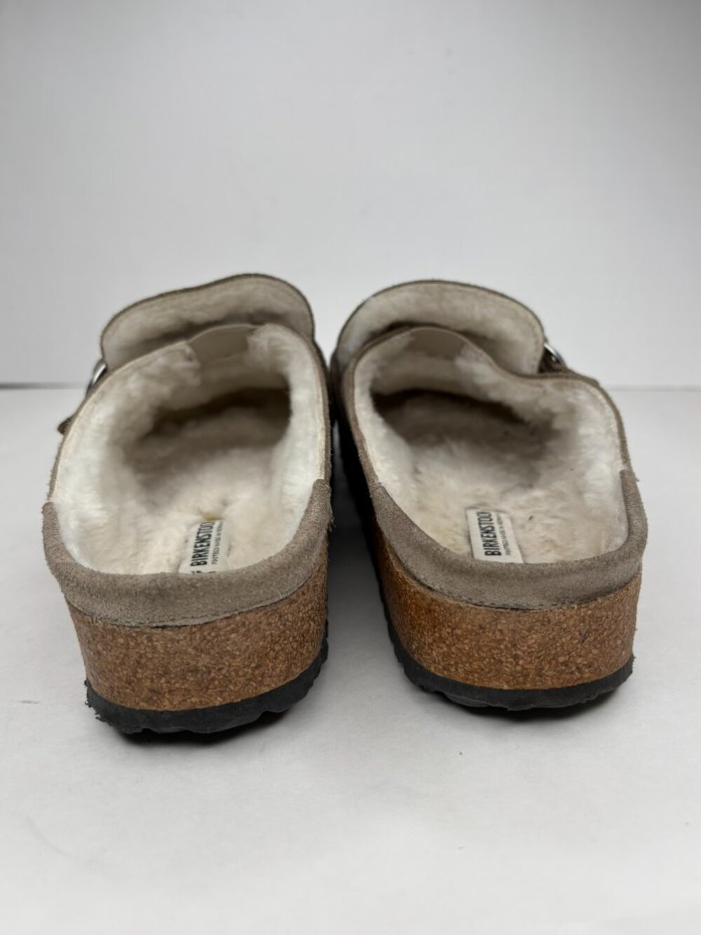 Birkenstock Buckley Shearling Lined Clog – Taupe – EU 40 / US Women’s 9 - Picture 4 of 11